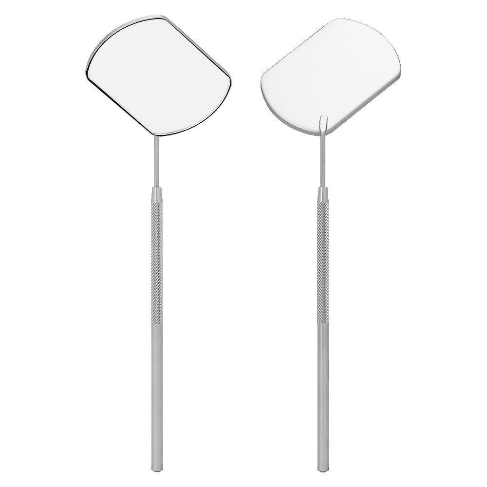Portable Stainless Steel Eyelash Inspection Mirror for Grafting