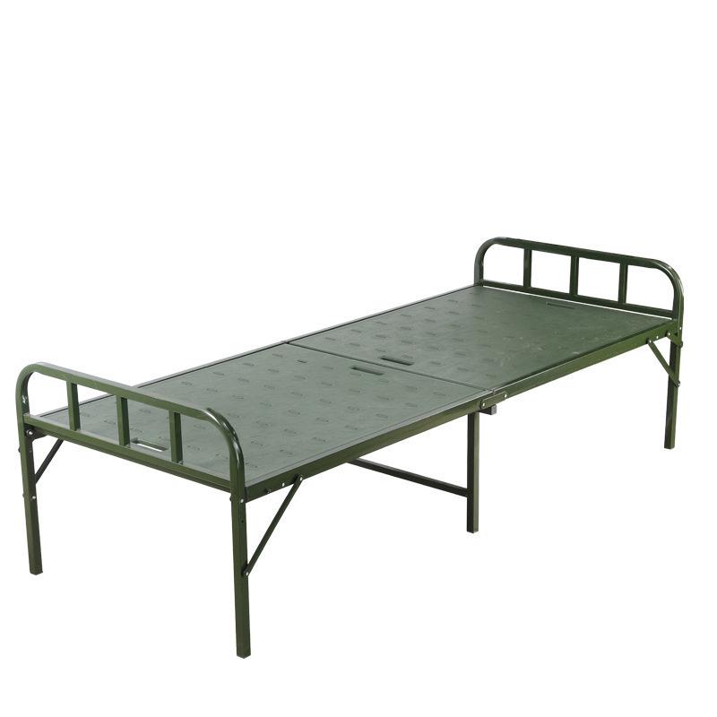 Portable Multi-functional Steel-Plastic Folding Bed for Construction Site, Travel, Military Use - Type 90