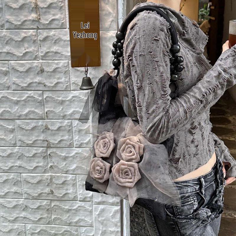 

Винтажная сумка-тоут с плиссировкой и принтом тай-дай в китайском стиле Random Shoulder Strap Accessories - No Bag