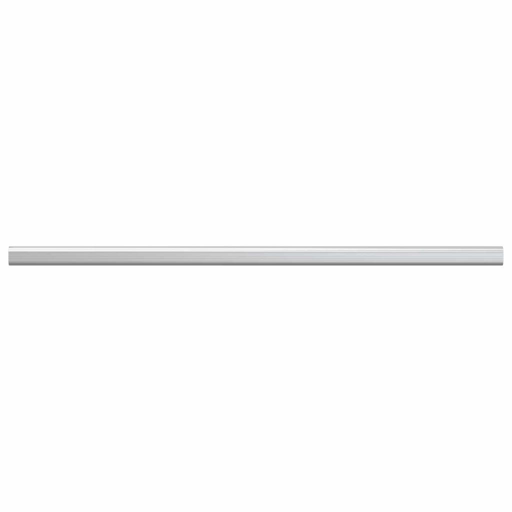 Clothes Rod 2 pcs Silver 764 x 15 x 29 mm Aluminium Alloy