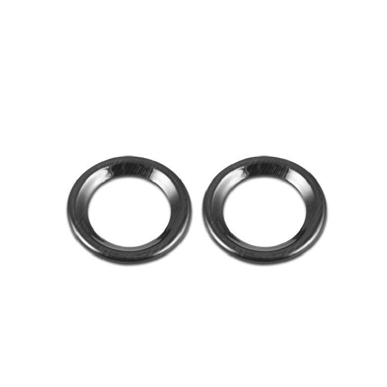 For 2017- Honda  CR-V Black Steel A Pillar Speaker Frame Cover Trim 2PCS