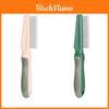 Pet Grooming Comb For Cats And Dogs Plastic And Metal Material Olive Green Haze Blue Sweet Peach Colors 61 Teeth For Long And Short Hair