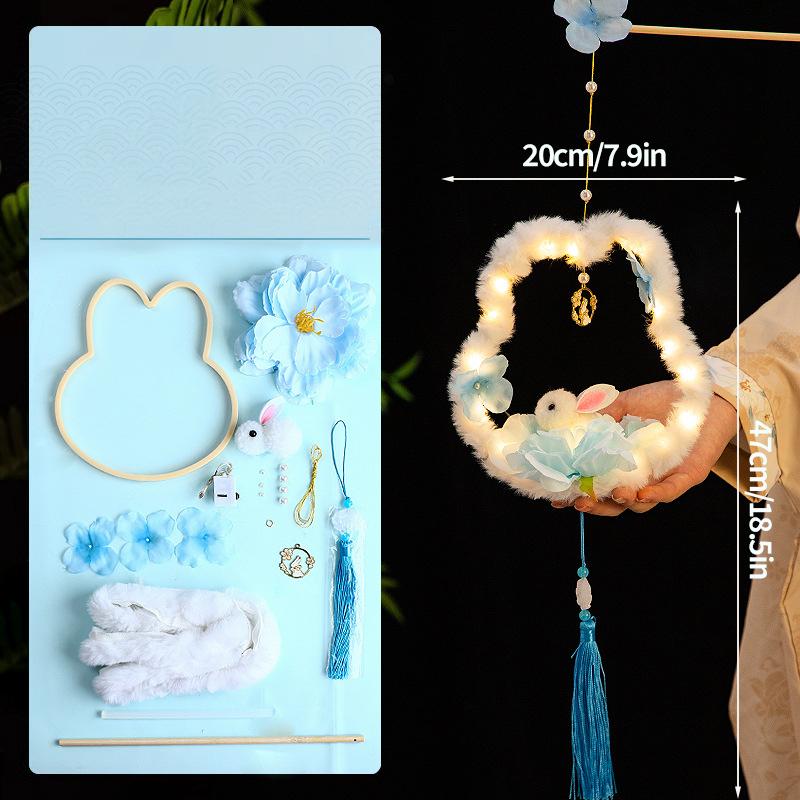 Chinese Paper Lantern Mid- Autumn Festival Lanterns Japanese Lantern Wedding Accessorie Autumn Decor DIY Material Pack