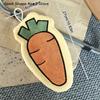 Carrot Tomato Design Quick-Dry Absorbent Kitchen Bathroom Hands Vegetables Coral Fleece Hand Towels Towel Wall Hanging Rag