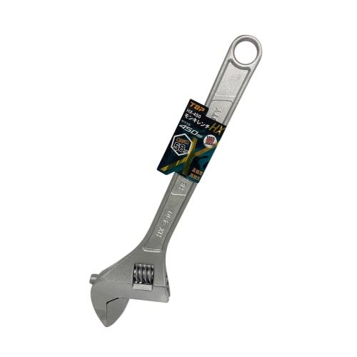 TOP Industrial (TOP) HX-450 Monkey Wrench, 58mm Opening Length, 450mm, Tsubame-Sanjo, Made in Japan