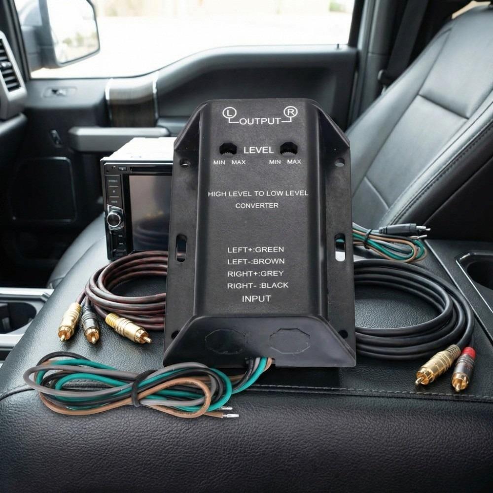 Stable Line Output Converter Universal Amplifier RCA Signal Adapter Speaker  Car Audio System