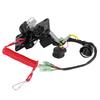 Key Switch Panel Switch Panel Yamaha Switch Panel Switch Panel OEM #704-82570-12-00 for Yamaha Vertical Control Yacht Black