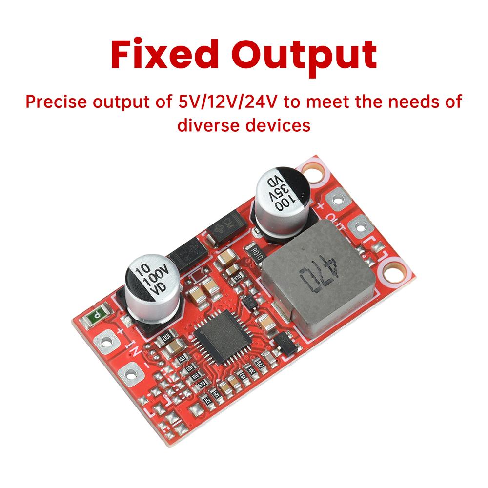 DC-DC 12-100V To 5V/12V 3A Buck Converter Step Down Module High Efficiency Low Ripple Industrial Power Supply for Solar EV