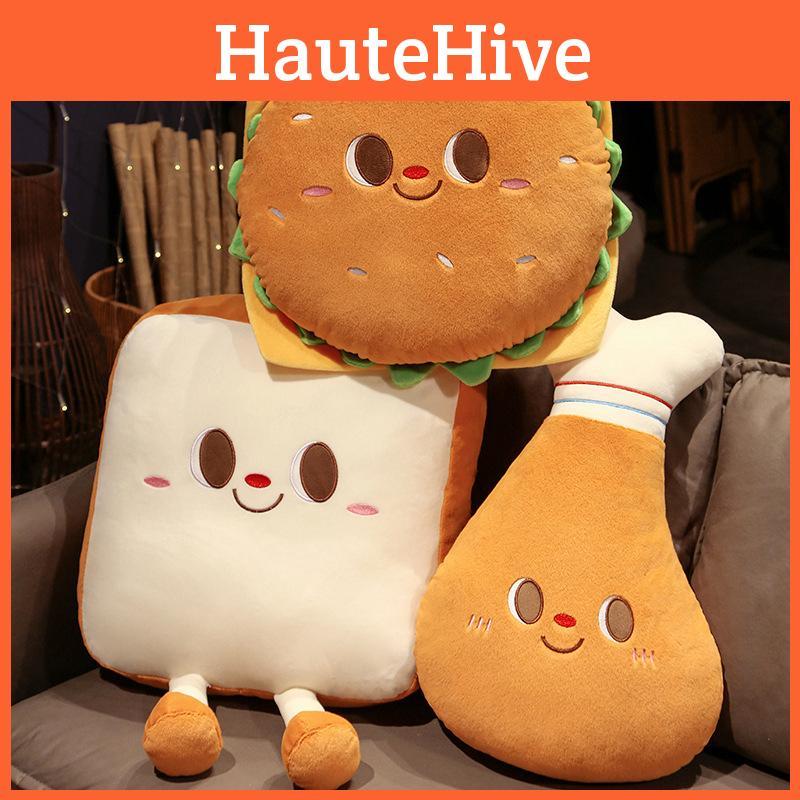 Pillow Soft Plush Cushion With Cartoon Print For Living Room Home Decor