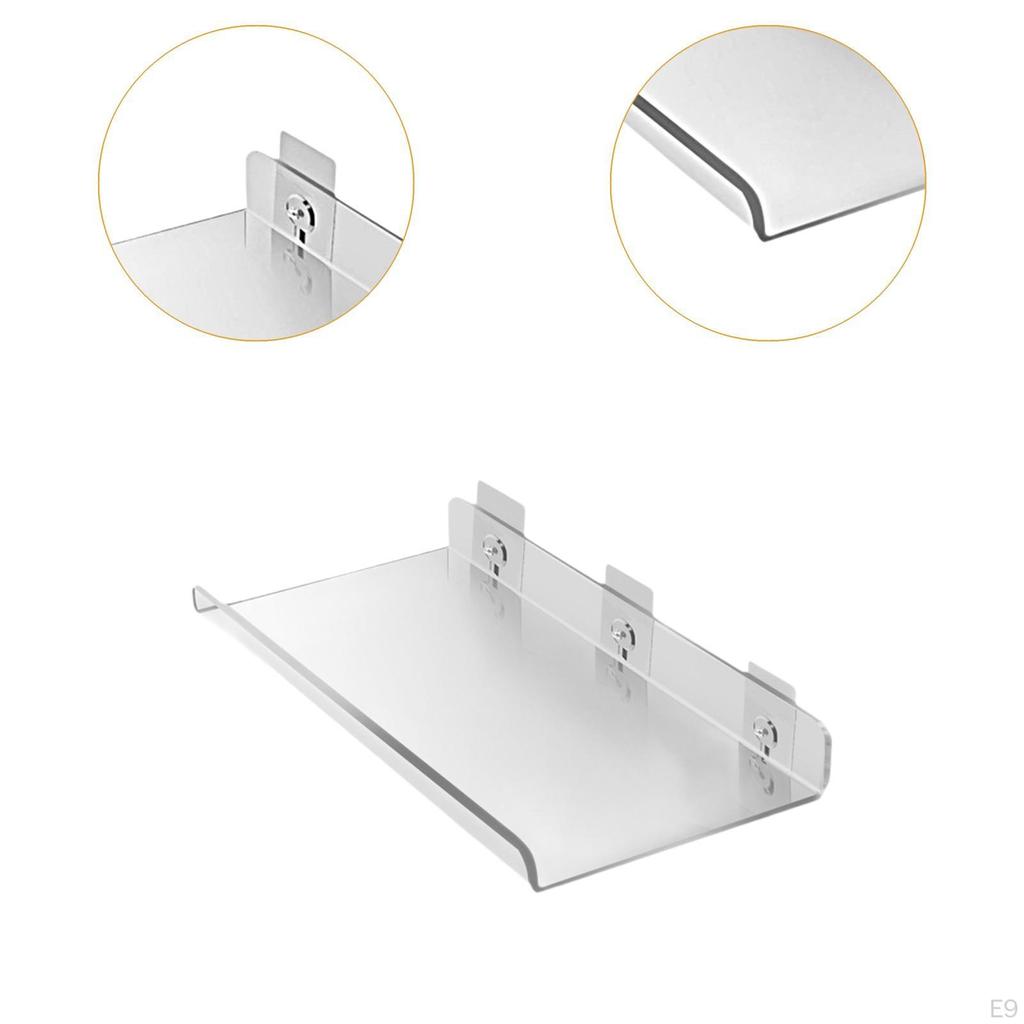 Bath Organizer Acrylic Storage Stand Accessory Fashion Makeup Display Shelf Wall Rack for Household