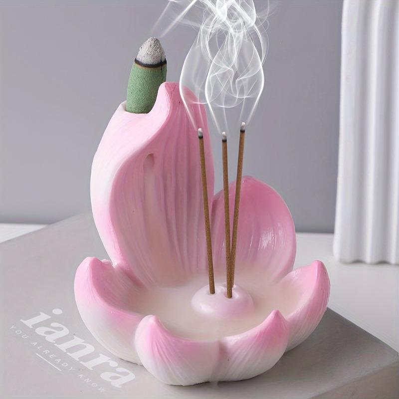 Lotus Incense Holder Suitable for Yoga Meditation And Home Decor Perfect for Christmas Halloween Thanksgiving And Eid Al-Fitr