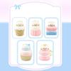1 Pcs Kawaii Cake Cat Clicker Fidget Keychain Cute Pet Stress Relief Pendant Mini Decompression Toy Gift