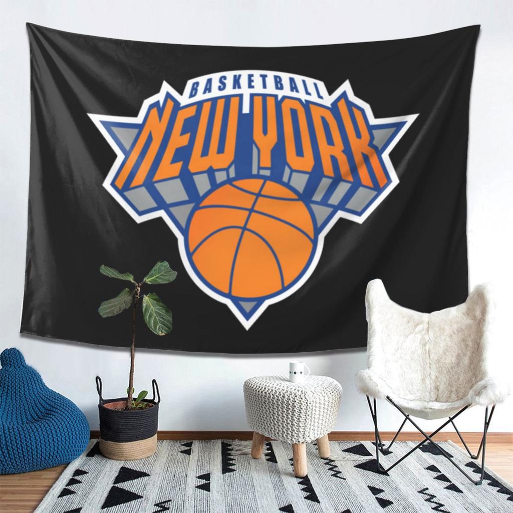 New York Basketball Tapestry Wall Hanging Aesthetic Home Decor Tapestries for Living Room Bedroom