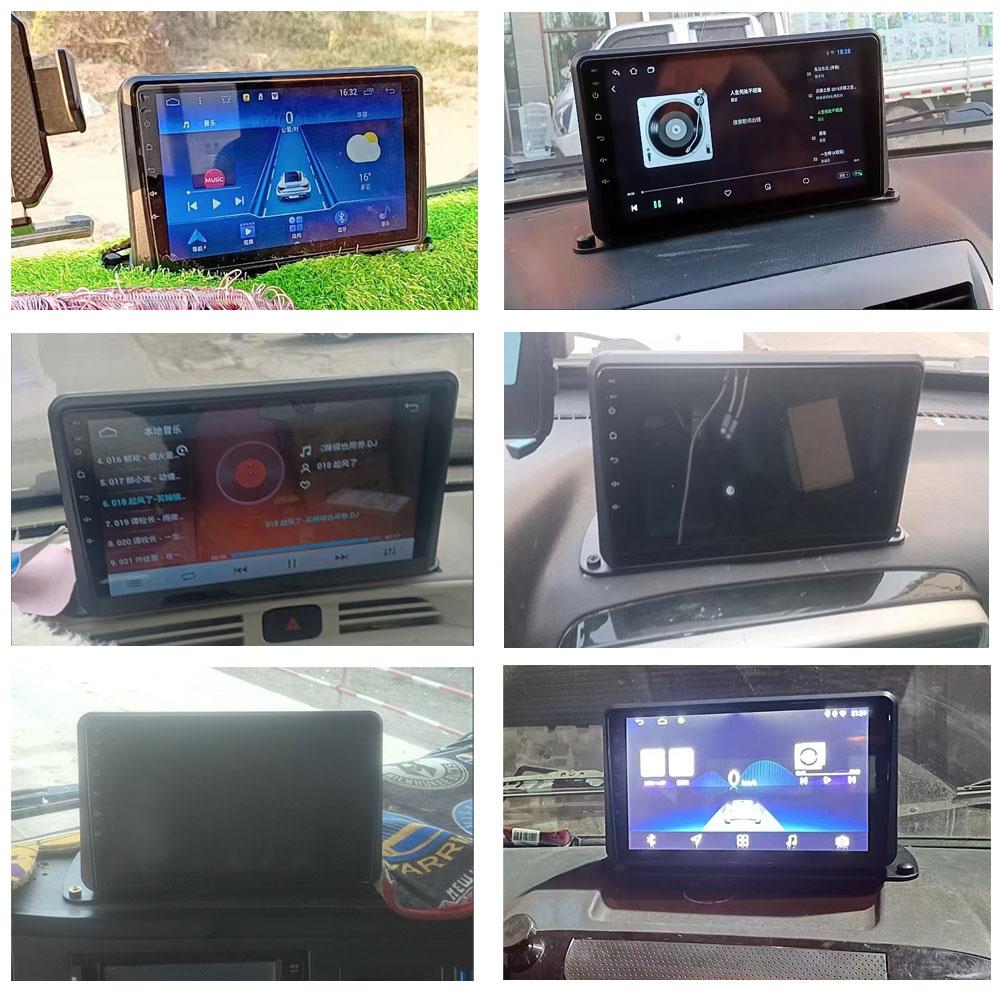 2 Din Car Radio 9“10” Universal Android Car Radio Fascia For Old Car Truck Motorhome Stereo Panel Dash Mounting Frame Trim Kit Face