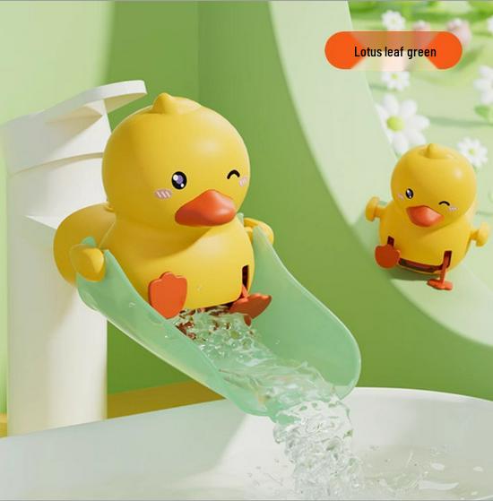 

Cartoon Silicone Faucet Extender: Kids Anti-Splash Handwashing Aid