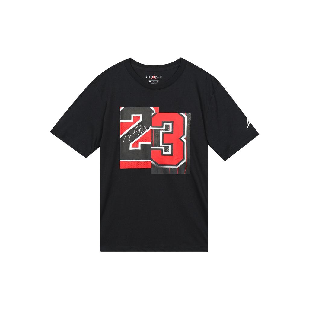 Air Jordan Sport Casual Short-Sleeve T-Shirt Men Tops Black AQ4109-010