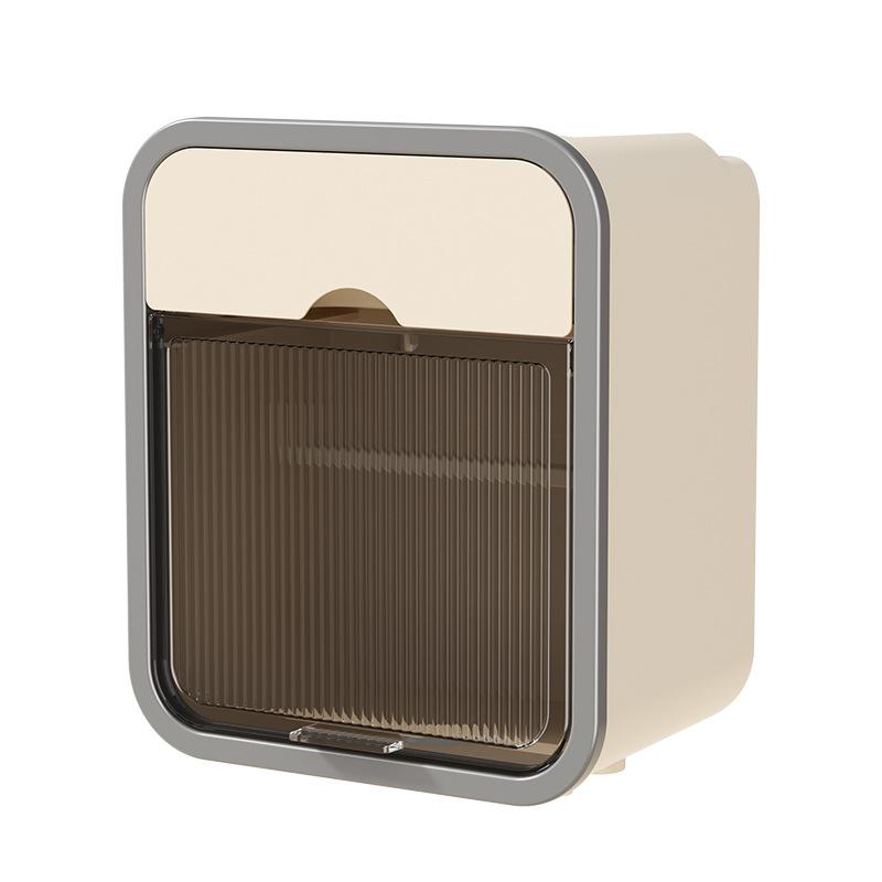 Toilet Paper Holder Wall Mounted Non Perforated Storage Rack Bathroom Waterproof Tissue Box Bathroom Accessories Tissue Holder