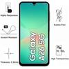 Tempered Glass - Phonillico® - Samsung Galaxy A26 5G - 2 Pack - Screen and Camera Protection - Scratch Resistant