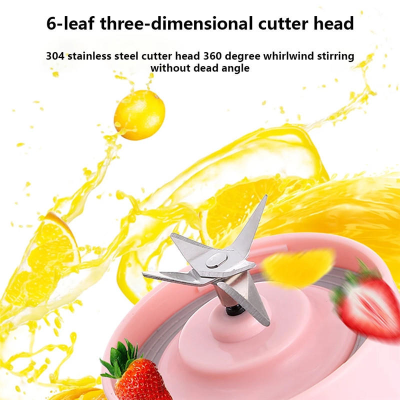 Portable Mini Blender USB Battery Electric Smoothie Juicer Smoothie Blender