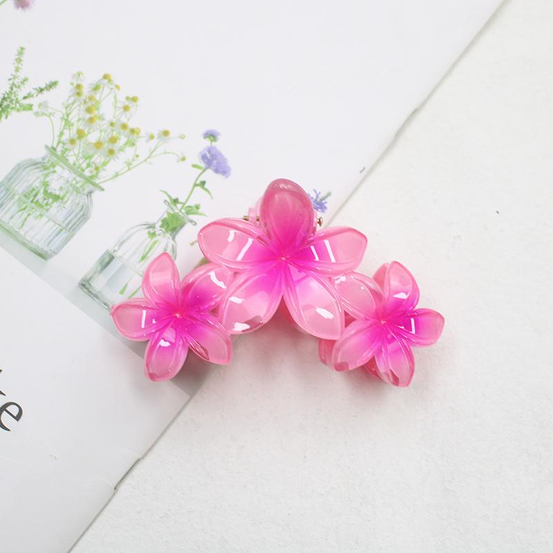 Flower Festival Hairpin Hair Claw Mother's Day Gift Hair Accessories Ladies Korean Sweet Ponytail Hair Crab Clip