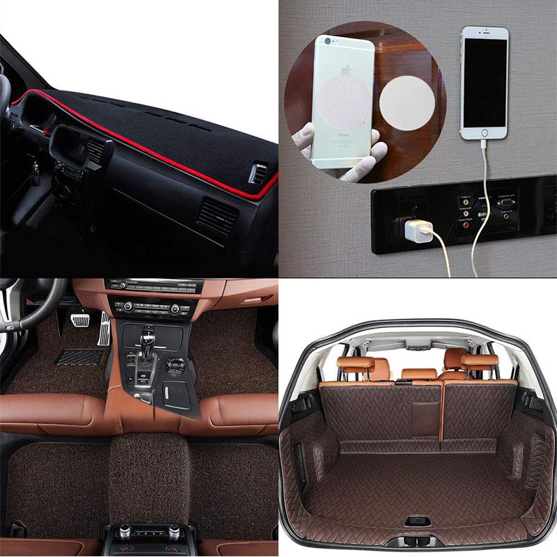 10Pairs Car Carpet Tape Universal Gripper Pad Self Adhesive Car Floor Anti Slip Mat Fastener Tape Fixing Stickers Car Accessory