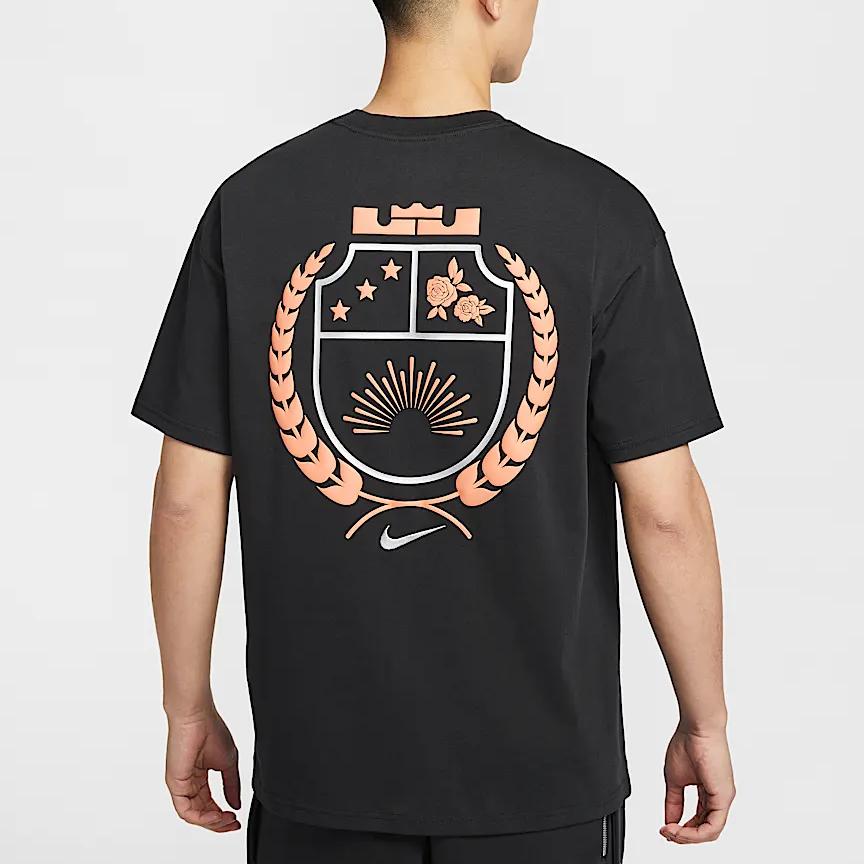 Nike LeBron James Loose Casual Short Sleeve T-Shirt Men Tops Black HJ3413010