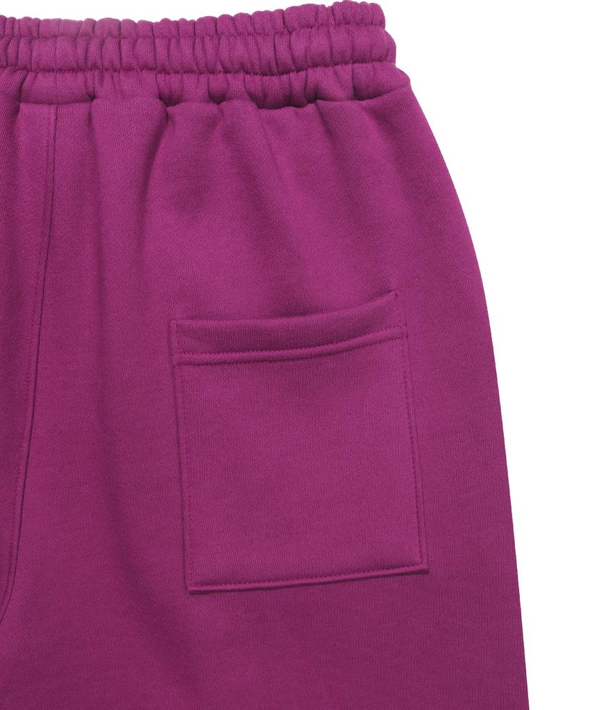 Gainsboro One-Pleat Wide Sweatpants_Magenta