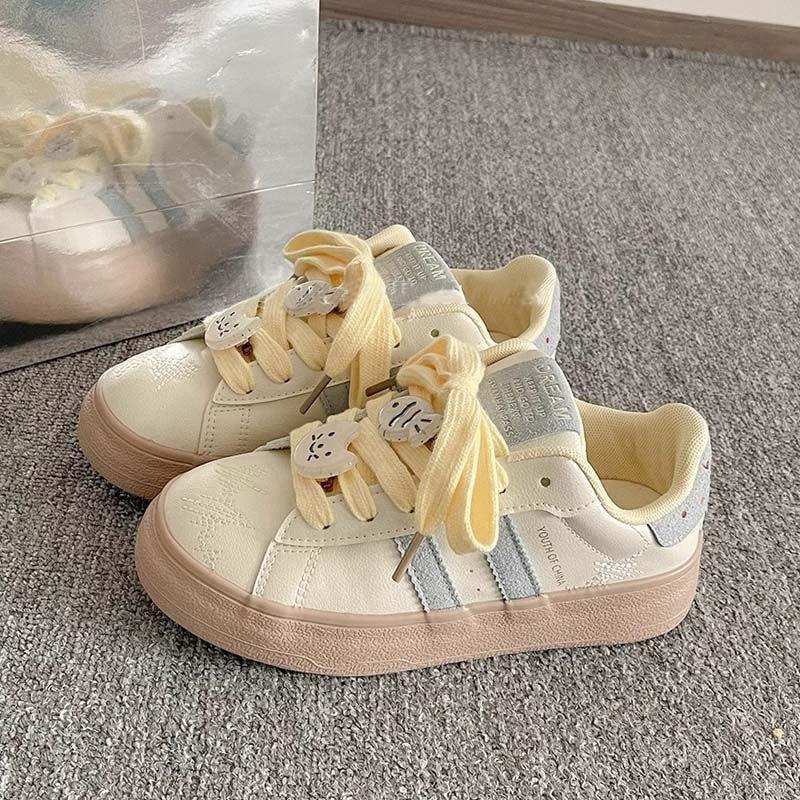 Original Niche Platform White Shoes Women's Spring New Board Shoes Student Versatile Casual Shoes Tide