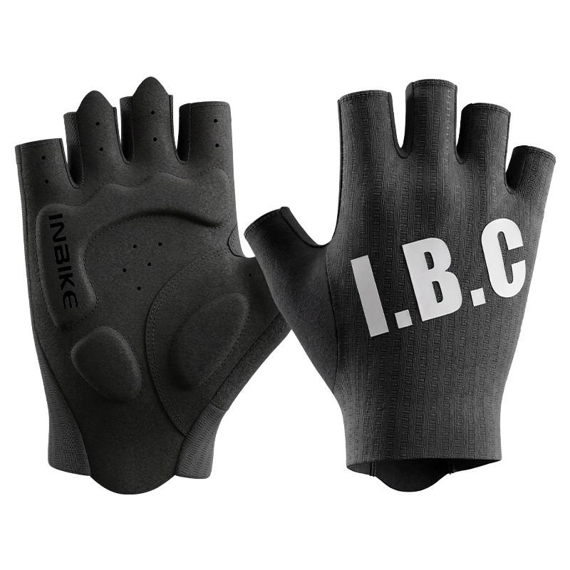 Mens Half-Finger Cycling Gloves Road Bike Riding Shock Absorption Durable Breathable Lightweight