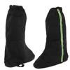1 Pair Snow Shoes Boots Covers with Reflector Waterproof Windproof Non Slip Rain Boot Covers for Hiking Climbing Black L
