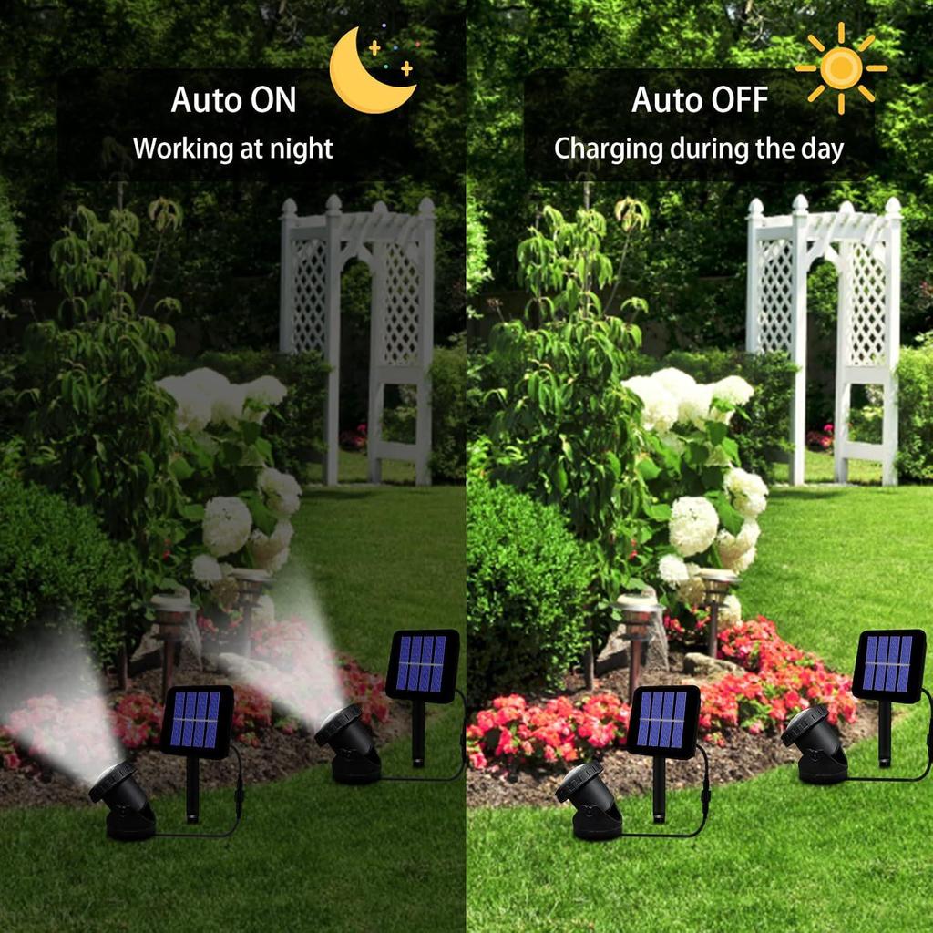 Outdoor Solar Garden & Pool Spotlight: Landscape Atmosphere Light for Courtyard & Underwater Ponds