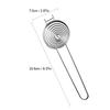 Stainless Steel Egg Separator, Long Handle Egg Yolk Filter for Baking, Egg White Divider with Hook for Bowls, Dishwasher Safe