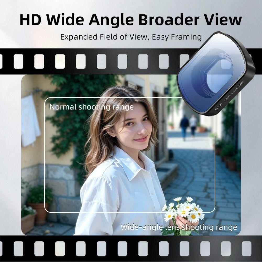 Magnetic Wide-Angle Lens Filter External Lens for DJI Osmo Pocket 4 3 Gimbal Camera Accessories