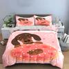 "Puppy hugs donut dreams." Bedding sets Duvet covers Pillowcases(1* Duvet Cover 2* Pillowcases without duvet insert)