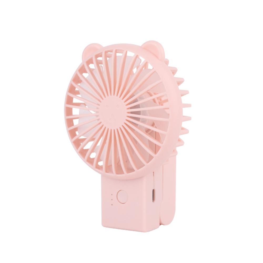 Air Cooler Portable Fan Cooling Handheld Fan Portable Foldable Fan  for Camping Office Outdoor розовый