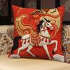 Throw Pillow Cushion Cover Horse Print Luxury Modern Fashion Style Couch Sofa Pillow Covers Bedroom Living Room