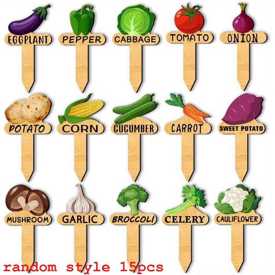 

Pack of 15pcs Wooden Floral New Product Record Plugin Succulent Gardener Tags Plant Pottery Tags Wooden Plugin