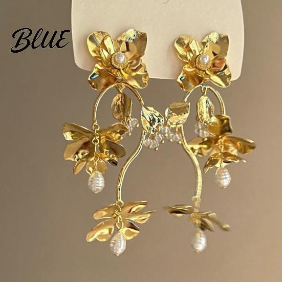 Daily Outfit Accessories 1 Pair Women Drop Earrings Retro Style