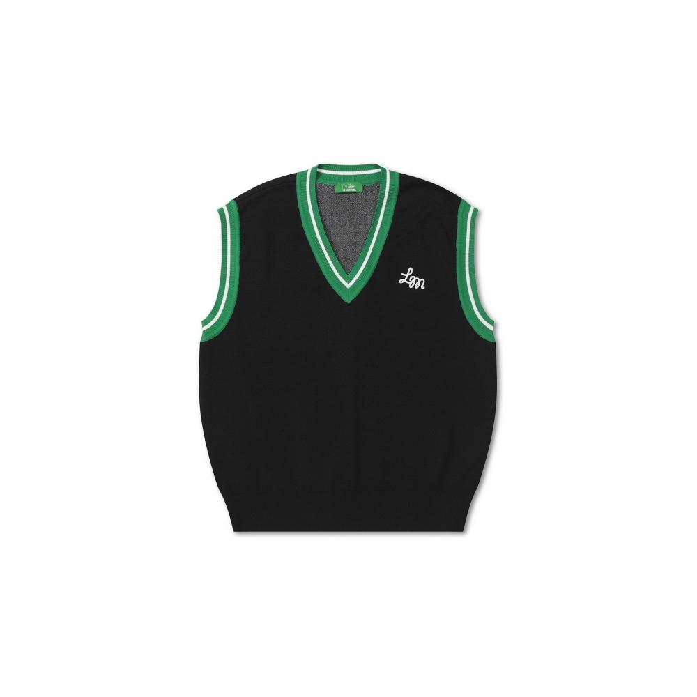 

LUCKYMARCHE Фирменный вязаный жилетQUWAX22561BKX