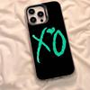 Etui na telefon W-Weeknd XO do iPhone 17 16 15 14 13 12 11 XS XR X Pro Max Plus Kolorowe Posrebrzana Osłona