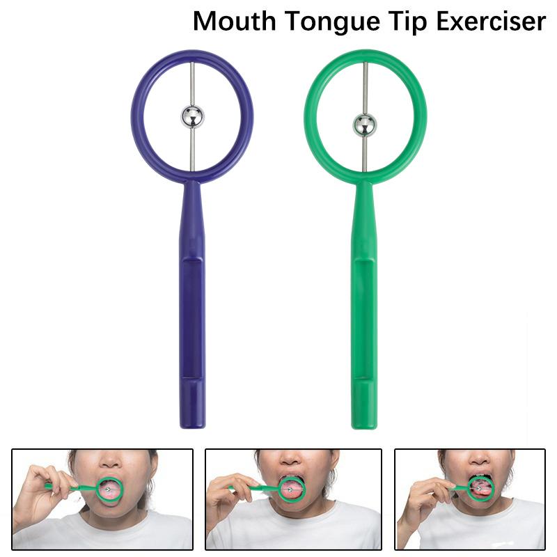 O-Shaped Children Mouth Tougue Tip Exerciser Trainer Oral Care Muscle Strenght Touge Training Tool Flexibility Stability