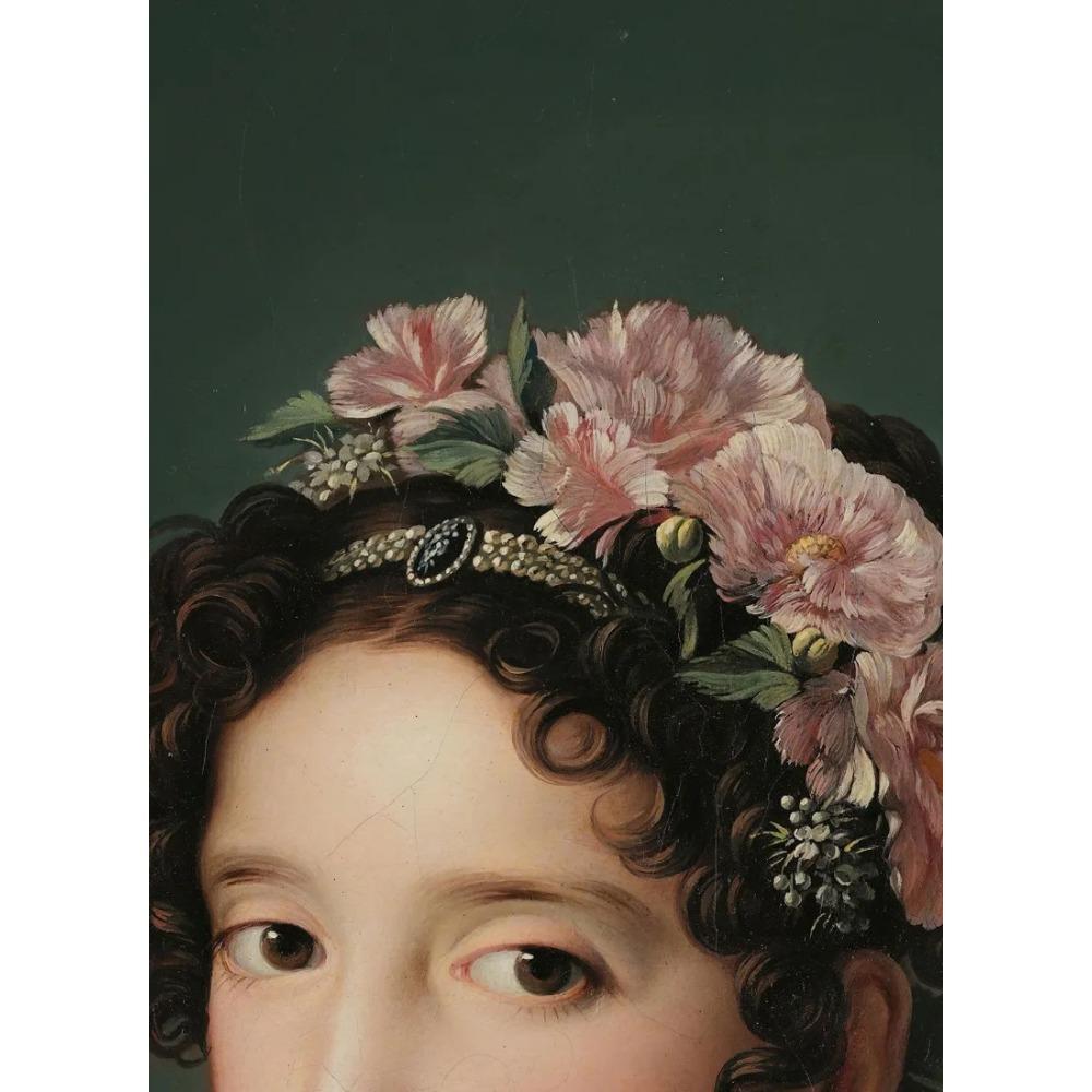Eclectic Alter Portrait Renaissance Baroque Feminine Woman Poster Print Wall Art Pictures Canvas Painting Room Home Decor Gift
