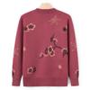 Mom's new early autumn sweater jacket medium old woman autumn knitted sweater old lady casual top grandma cardigan