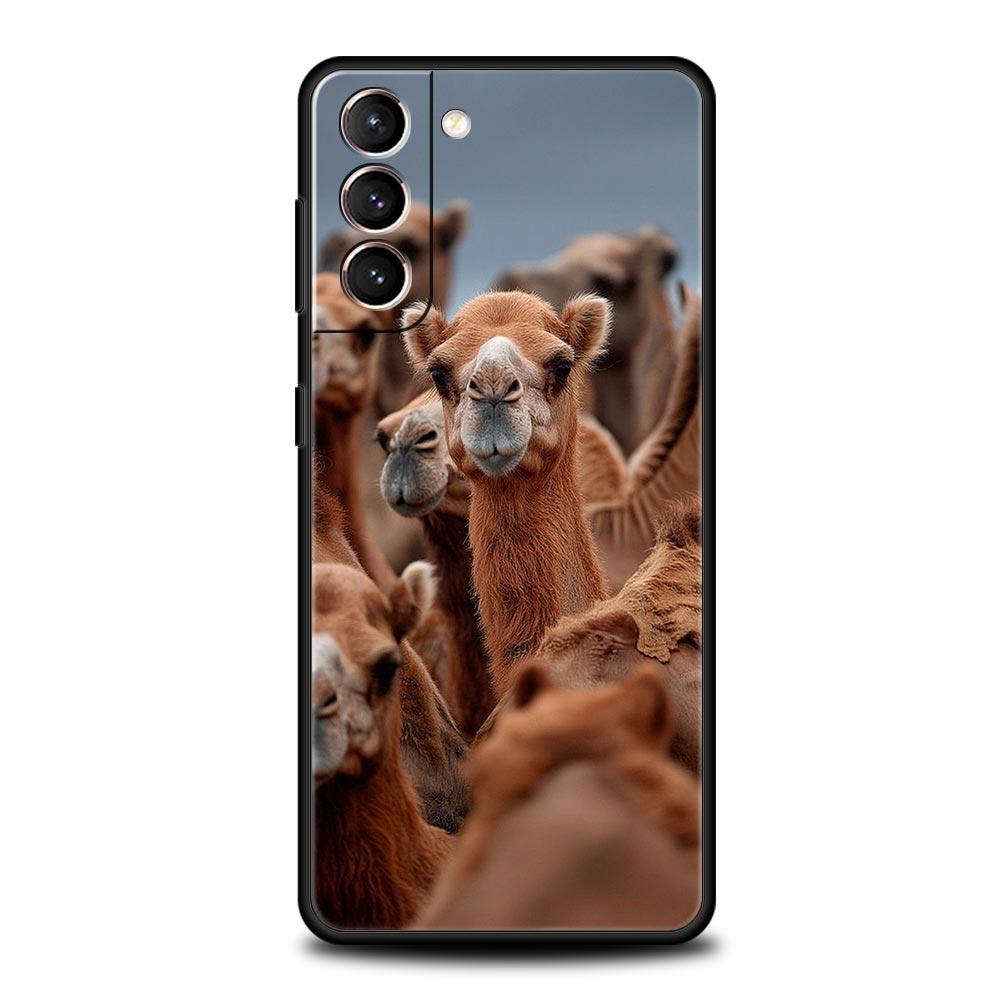 

Animal Camel Phone Case for Samsung Galaxy S26 S25 S24 S23 S22 S20 S21 FE Ultra S25 Edge Plus 5G Soft TPU Cover Fundas Capas Bag Samsung S25