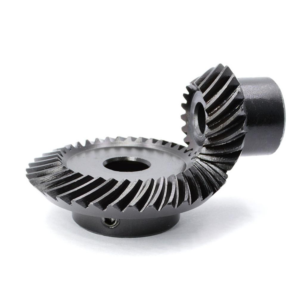 1: 2 Spiral Bevel Gear 1M 15/30/20/40 Teeth Steel Helical Gear