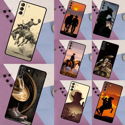 Cowboy Funda For Samsung Galaxy S24 S23 S22 Ultra S20 S21 FE S8 S9 S10 Plus Note 10 20 Ultra Case
