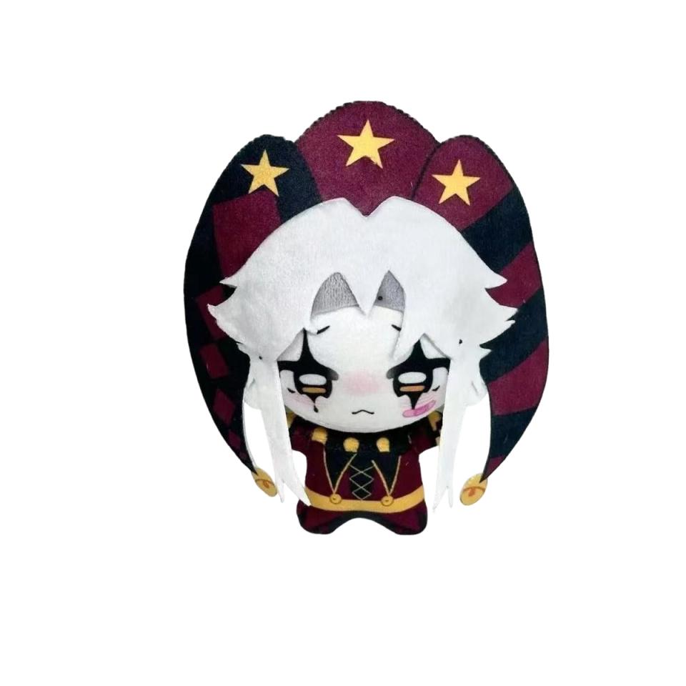 Creepy Circus Pierrot Jester Plush Doll Pendant Anime Game Peripheral Toy Gift