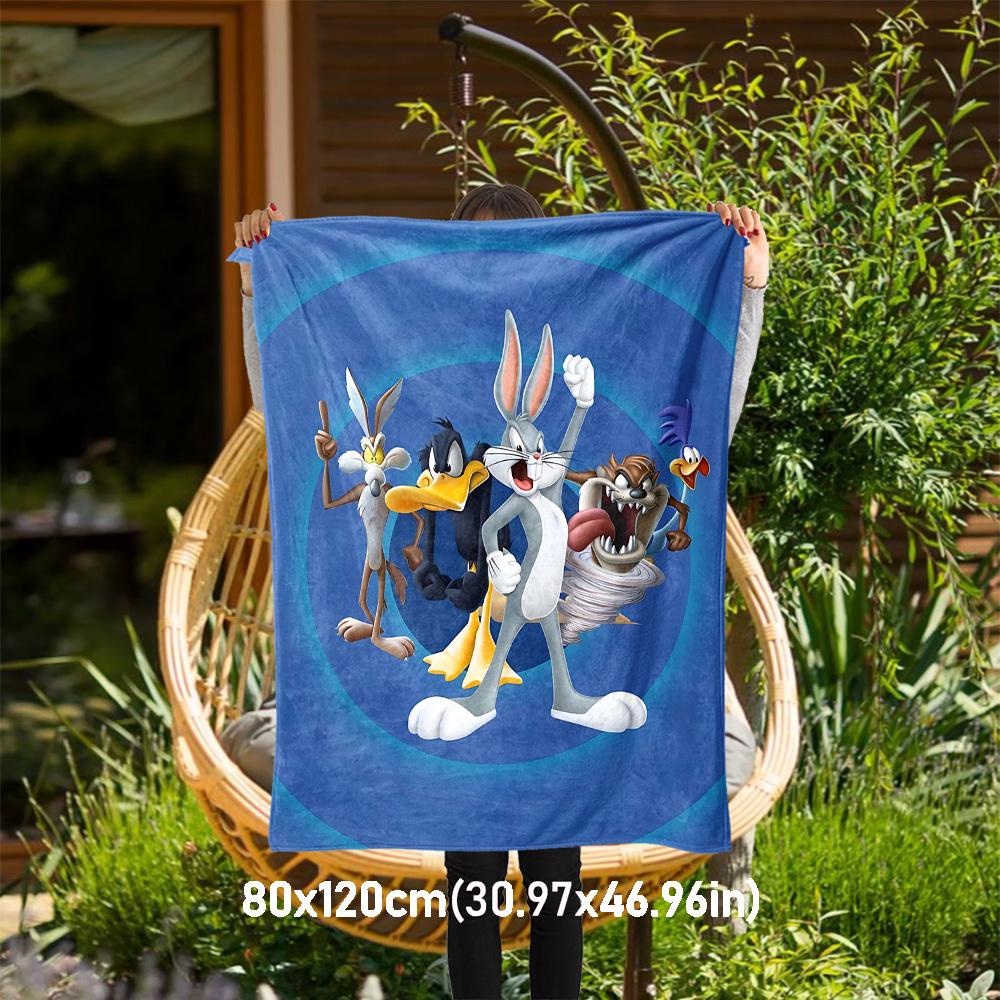 

1pc cartoon charactersOutdoor Flannel Blanket Soft Plush Decor for Picnics, camping,Bedroom, Playroom, or Lunch Breakn1145A 80x120cm(31x47inch)