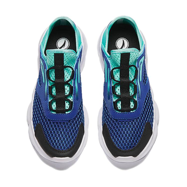 Anta Comfortable Casual Non-Slip Durable Low-Top Kids Running Shoes Kids sneakers Blue Black A312428821-5
