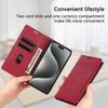 For iPhone 17 Pro Wallet Case Magnetic Closure PU Leather Phone Cover